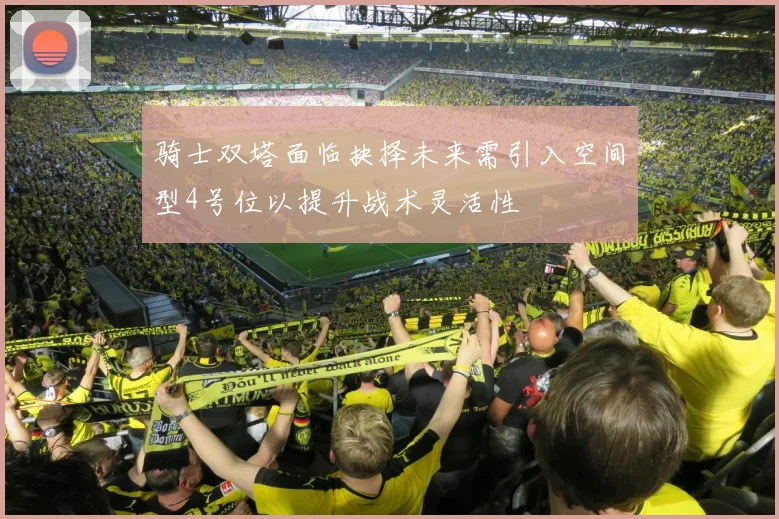 骑士双塔面临抉择未来需引入空间型4号位以提升战术灵活性